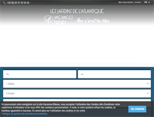 Tablet Screenshot of jardins-atlantique.com